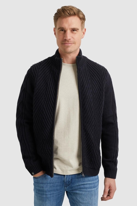 Vanguard zip jacket ruler wool blend